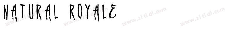 natural royale字体转换